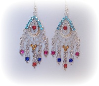 Orientales gouttes multicolores