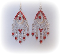 Orientales gouttes rouges