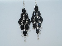 BO strass cascade noir